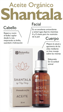 Aceite De Shantala Orgánico Botanika 30ml - comprar online