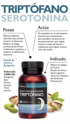 Plan Relajación Relax Blend+Triptofano+Magnesio Natier - comprar online