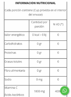 Pack X3 Vitamina C Concentrada Polvo Salud Ósea y Dental Natier 250 gr - comprar online