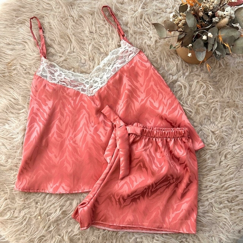 Pijama Alma coral