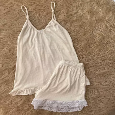 Piyama Amalia blanco