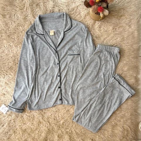 Pijama Lola gris algodon