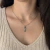 Colar Personalizado Plaquinha M Prata - PMOC Joias