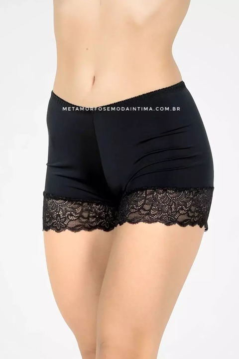 SHORTINHO COM RENDA SEGUNDA PELE