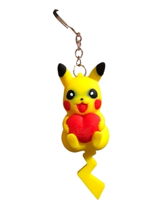 Llavero de Pikachu con corazón - Magicbox3D