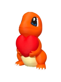 Charmander San Valentín - Pokémon Chibi - Magicbox3D