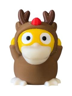 Psyduck Reno Navidad - Pokémon Chibi - Magicbox3D