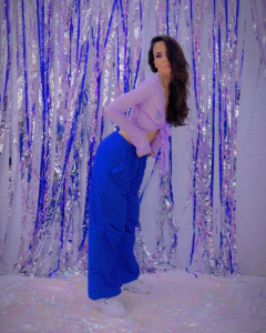 Calça parachutes cordão tactel azul na internet