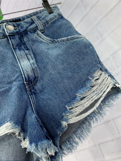 Imagem do Short mom jeans rasgos