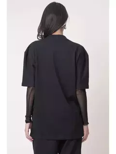 Imagem do Camiseta mc oversize gola alta bdd hyde park preto