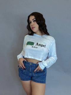 Shorts jeans cargo denim medio - loja online