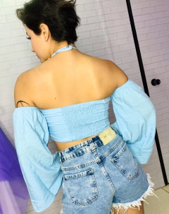 CROPPED ANNA AZUL na internet