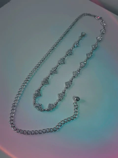 Cinto love prata - loja online