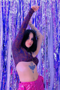 Cropped lets ombro só pink na internet