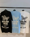 Camiseta oversize butterfly