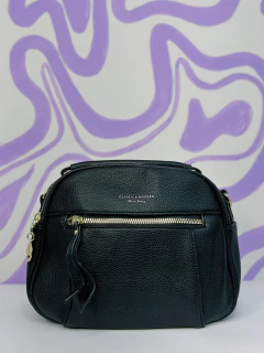 Bolsa preta napa duas alças