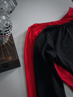 Cropped Scarlett manga longa - BY Famelli