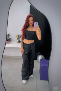 Imagem do Calça cargo tecido tecnológico preto