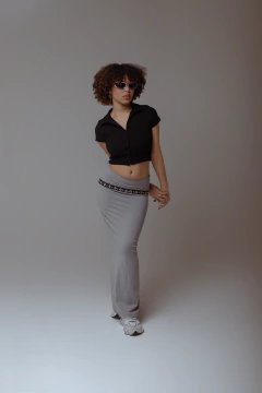 saia longa wendy cinza - comprar online