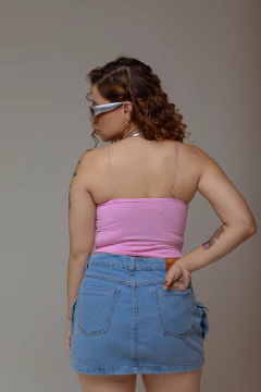 Saia Jeans cargo larissa