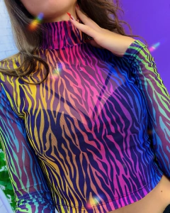 Cropped Psicodelario Tule na internet