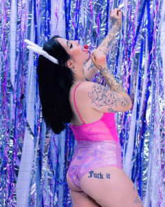 Hotpants laminado pink na internet