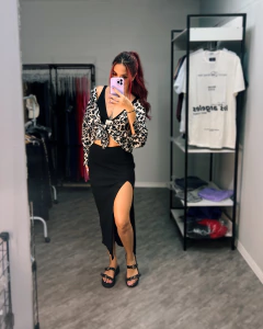 Camisa Leopardo Cetim - loja online