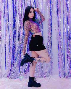 Imagem do Cropped Psicodelario Tule