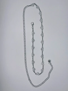 Cinto love prata - BY Famelli