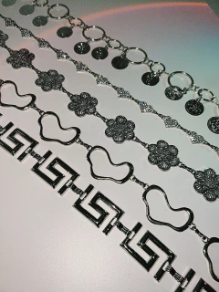 Cinto horizon prata - BY Famelli