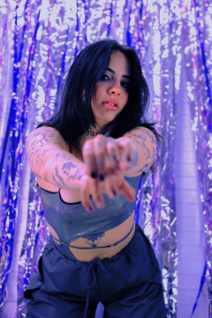 Body assimetrico laminado cut out - loja online