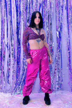 Cropped lets ombro só pink - BY Famelli