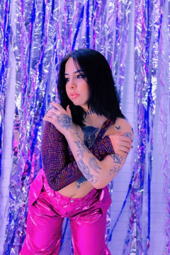 Cropped lets ombro só pink - comprar online