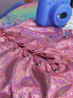 Hotpants laminado pink