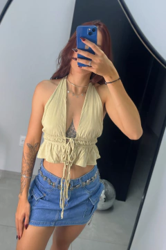 Imagem do Top halter linho misto