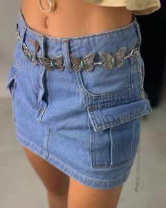 Imagem do Saia Jeans cargo larissa