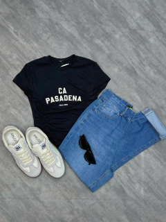 Blusa Babytee franzidos preta - BY Famelli