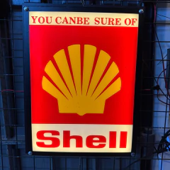 Cartel luminoso Shell rect en internet