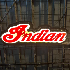 Cartel luminoso Indian palabra - comprar online