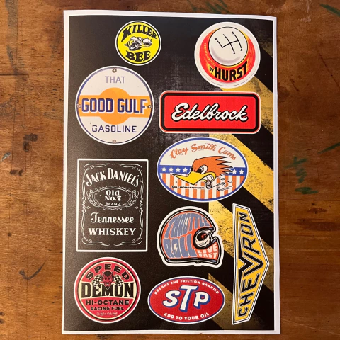 Set 10 calcos UV N4 super resistentes