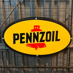 Cartel luminoso Pennzoil en internet