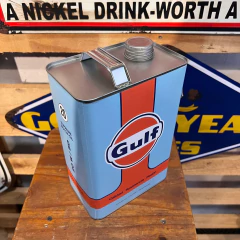 Lata 1 galón Gulf - Antique Carteles