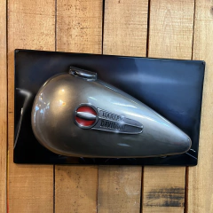 Tanque Moto Harley Davison gris