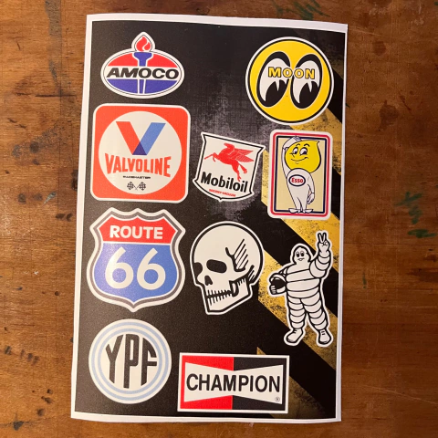 Set 10 calcos UV N6 super resistentes