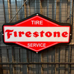 Cartel luminoso Dunlop Firestone en internet