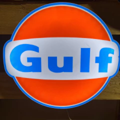 Cartel luminoso Gulf - comprar online