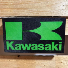 Cartel luminoso Kawasaki 3D - comprar online