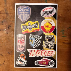 Set 10 calcos UV N1 super resistentes