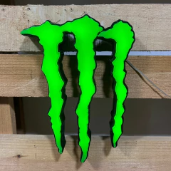 Cartel luminoso Monster 3D - Antique Carteles