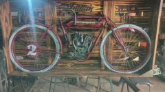 Reproduccion Moto Indian Race Bicilindrica en internet